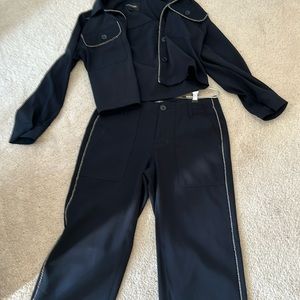 2 piece pant suit